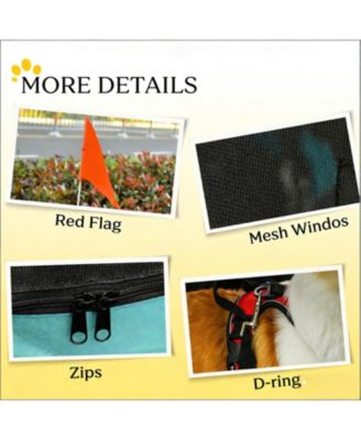 Dog Stroller Bicycle Carrier with 2 Wheels in Green