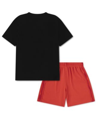 Boys' 4-7 Victory Lap Crewneck T-Shirt and Mesh Shorts, 2-Piece Set