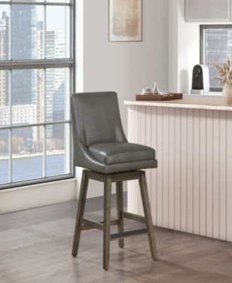 27" Fabric Allingham Swivel Counter Stool