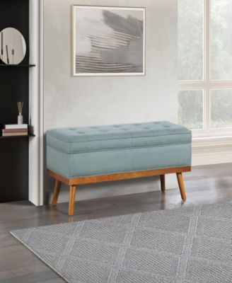 18.5" Fabric Katheryn Storage Bench