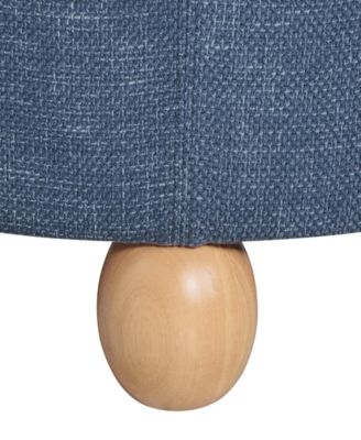 18.5" Fabric Baynes Storage Ottoman