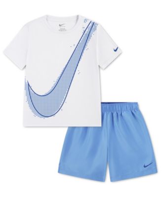 Boys' 4-7 Dri-FIT Crewneck T-Shirt and Woven Shorts, 2-Piece Set