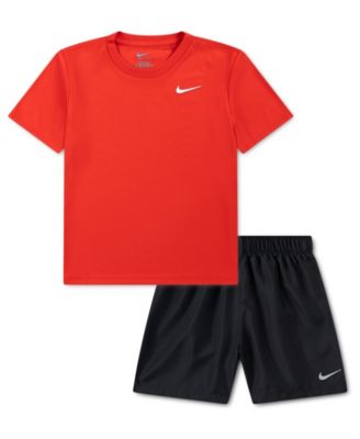 Boys' 4-7 Crewneck T-Shirt and Woven Shorts, 2-Piece Set