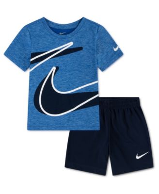 Boys, Toddler 2T-4T Dri-FIT Dropset T-Shirt and Shorts, 2-Piece Set 