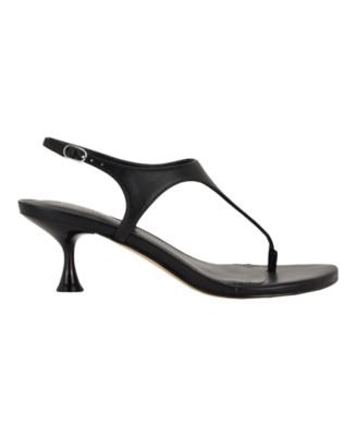 Women's Portia T-Strap Flared Heel Dress Sandals