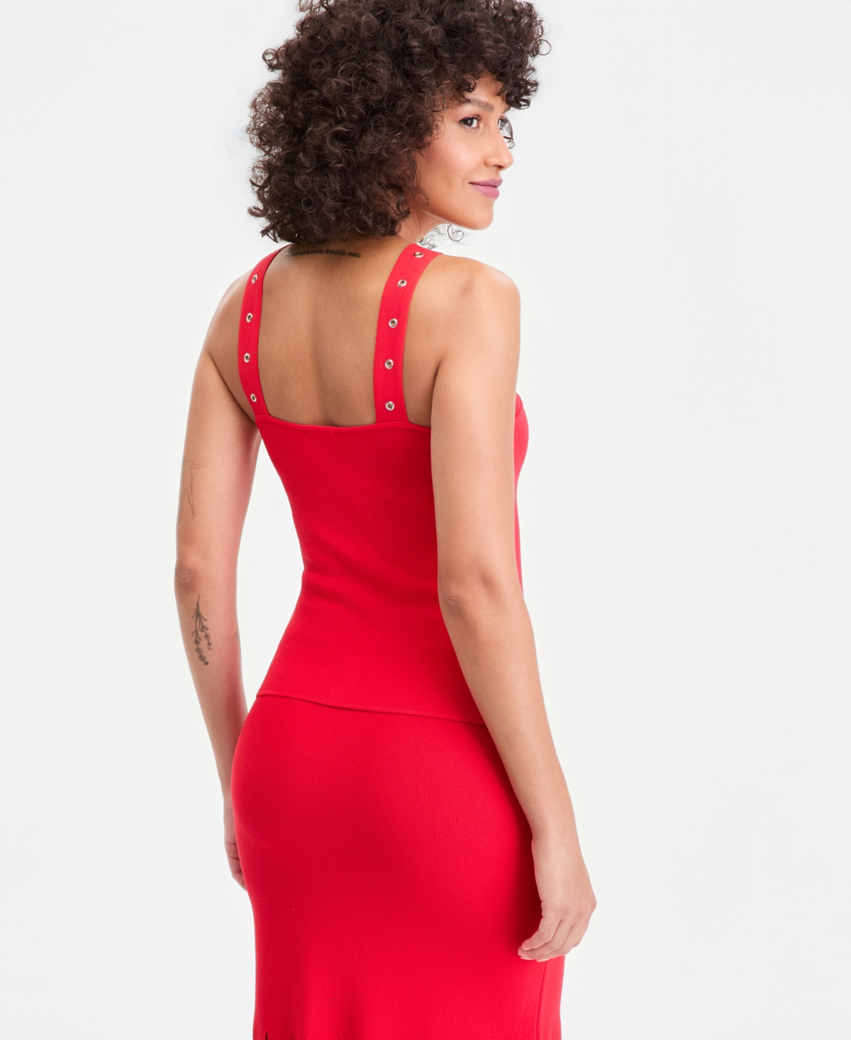 I.n.c. International Concepts Women's Grommet Sweater Tank