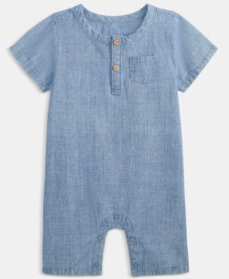 Baby Boys' Chambray Sunsuit