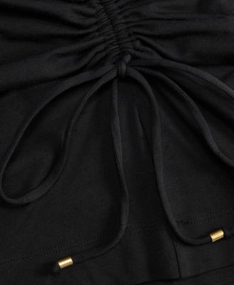 Women's Short Sleeve Side Tie T-Shirt