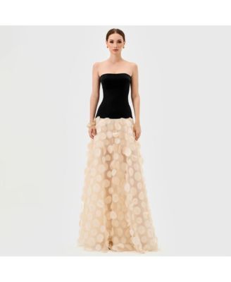 Women's Avenna Strapless Petal Gown