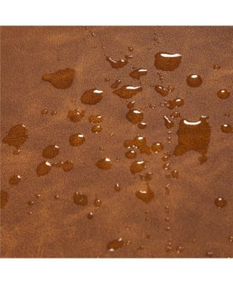 Faux Leather Upholstered Rocking Chair High Back Armchair