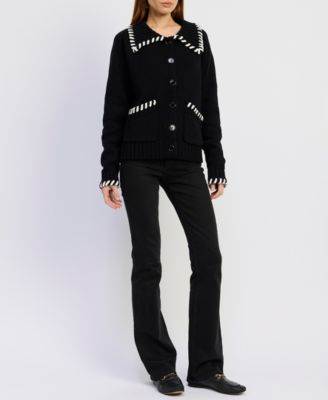 Women's Piper Whipstitch Spread Collar Sweater