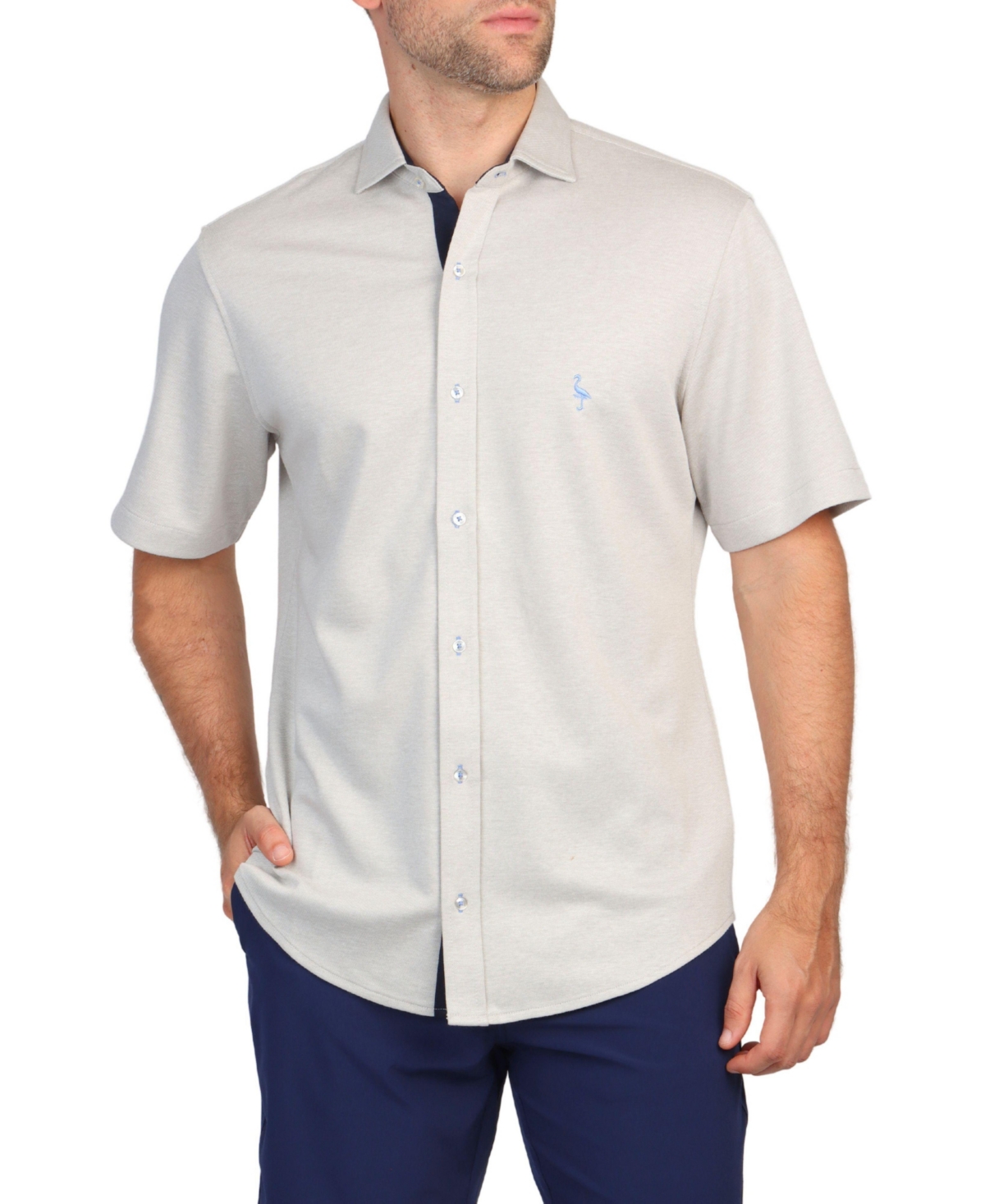 Tailorbyrd Men's Modal Short Sleeve Shirt