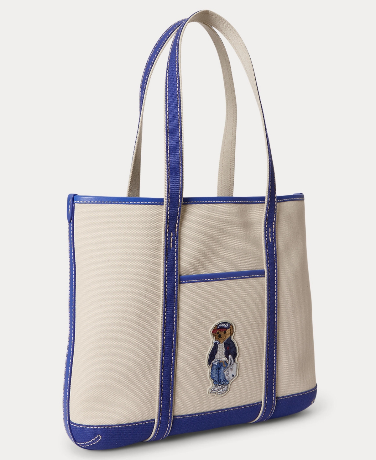 Polo Ralph Lauren Polo Bear Canvas Medium Shopper Tote Bag