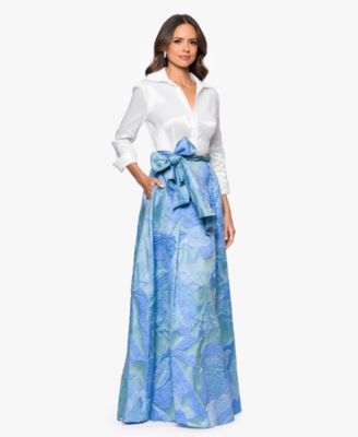 Women's Long-Sleeve Collared Shirt Dress