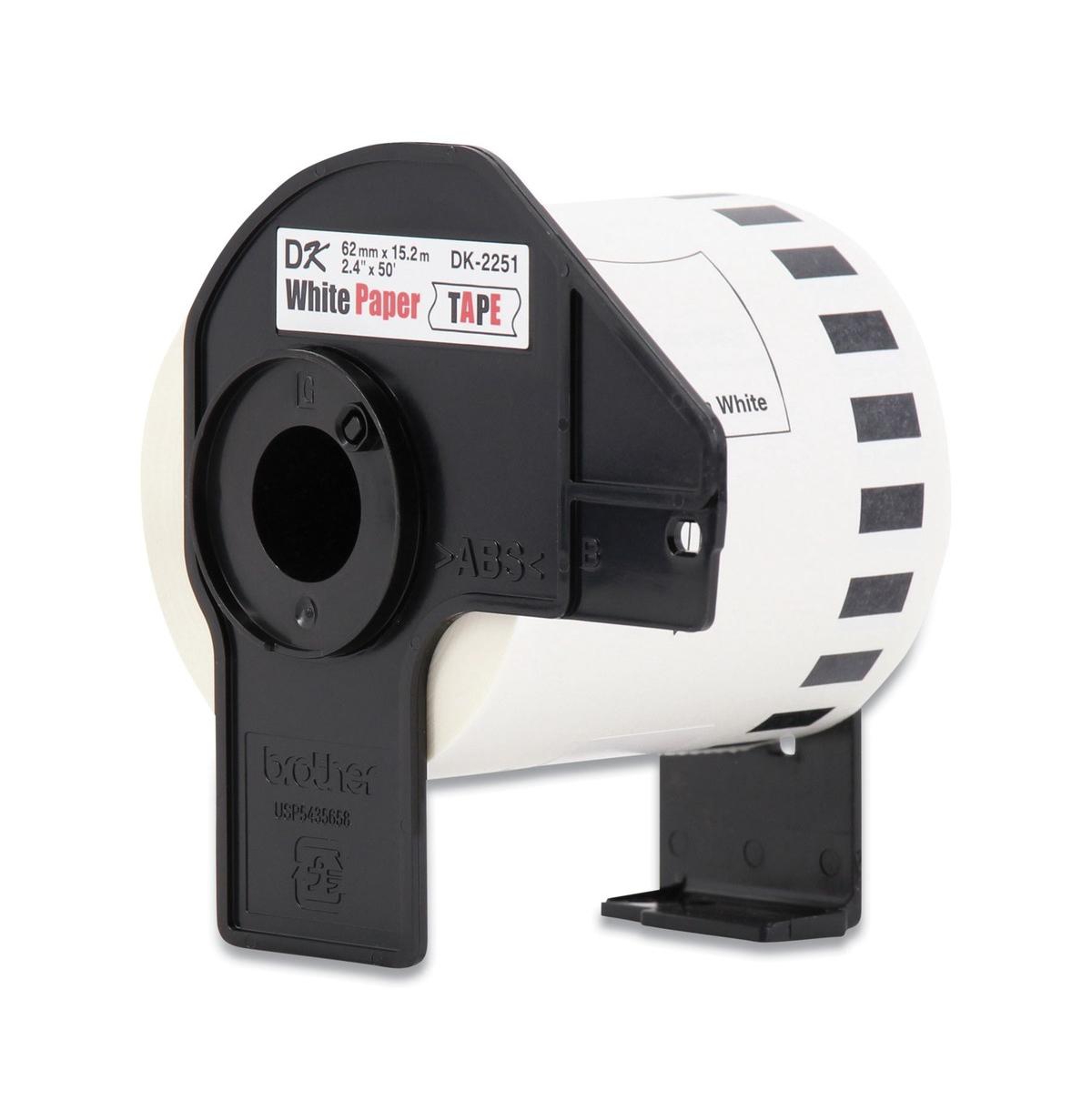 Brother DK22513PK 2.44 in x 50 ft Continuous Paper Label Tape (3-Pack