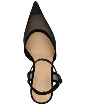 Women's Ozala Mesh Ankle Strap Stiletto Pumps