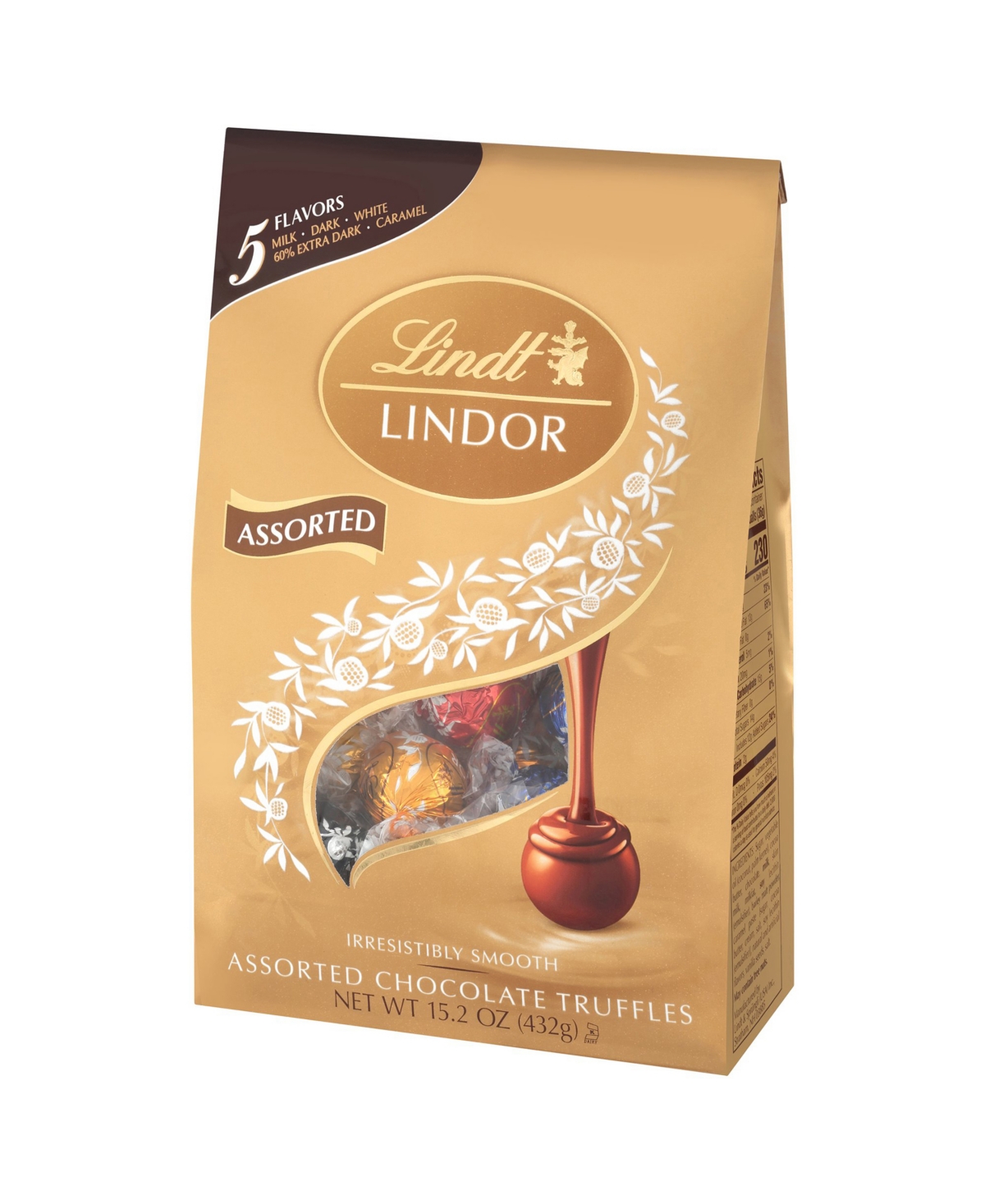 Lindor Assorted Truffles Ghirardelli Squares Premium Dark Chocolate Assortment, 2 Pack