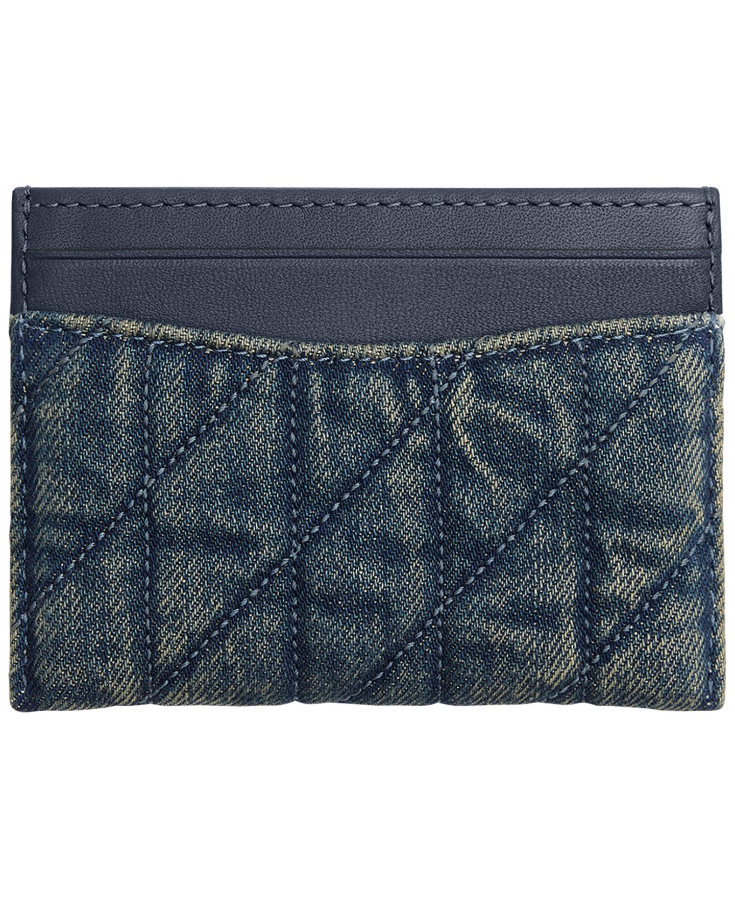 Кошелёк Coach Essential Quilted Cotton Denim Card Case — фото 2