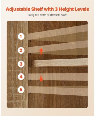 Wall Cabinet, Single Door, Adjustable Shelves, Over-Toilet Storage