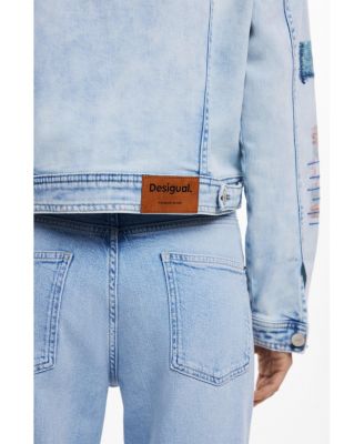 Women's Denim jacket with patches