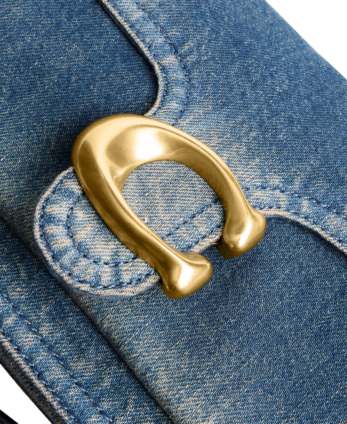 Coach Soft Loved Denim Tabby Small Shoulder Bag