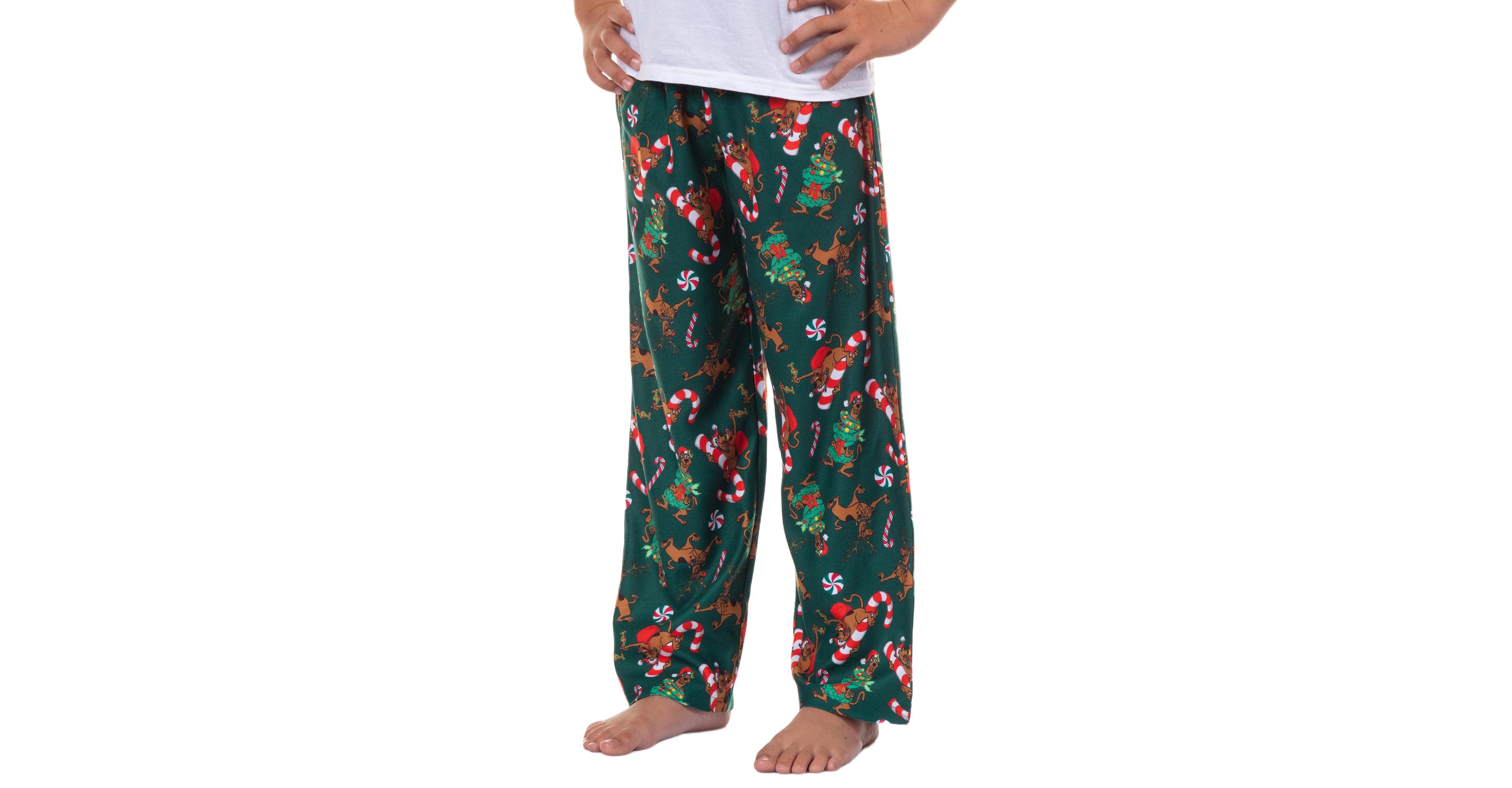 Scooby-Doo Boys' 4-20 Candy Cane Christmas Tree Reindeer Pajama Pants