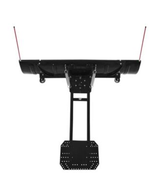 Snow Plow Blade Kit, 43"-60" Adjustable Width, Universal ATV/UTV Mount, Rubber Flaps, Heavy-Duty Steel