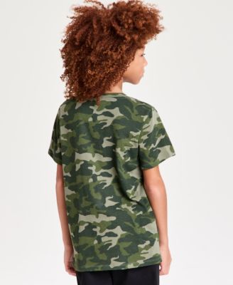 Little & Big Boys Core Camo-Print Short-Sleeve T-Shirt