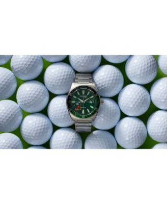 Eco-Drive Men's Disney Mickey Mouse Stainless Steel Bracelet Watch 43mm