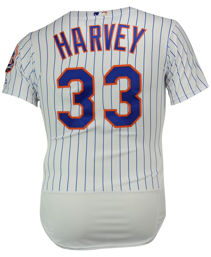 Majestic Men's Matt Harvey New York Mets Flexbase On-Field Jersey - Macy's