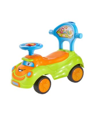 Ride On Push Car, Push Car for Toddler 19 to 36 Months, Around Buggy with Guardrails, Handle & Under-seat Storage