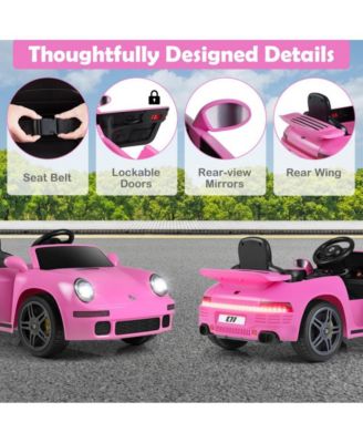 Kids Electric Ride On Car with Remote Control and Realistic Driving Features