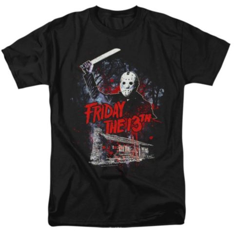 Мужская футболка Friday The 13th Cabin, цвет: Чёрный