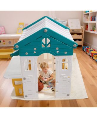 HDPE Playset for Toddlers with Slide, Basketball & Telescope