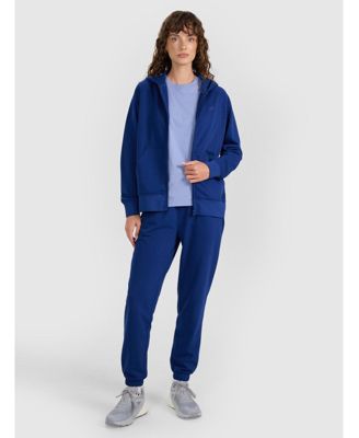 Women's zip-up hoodie - navy blue