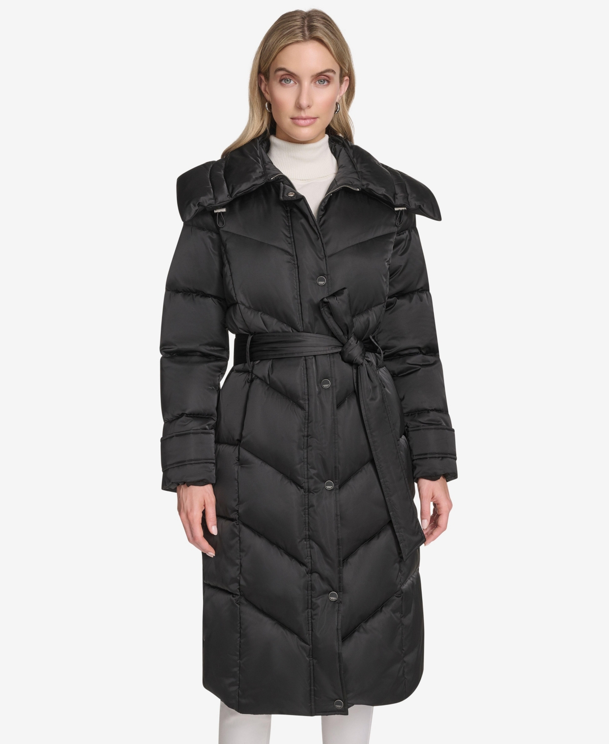 Andrew Marc Women's Palmer Belted Puffer Coat