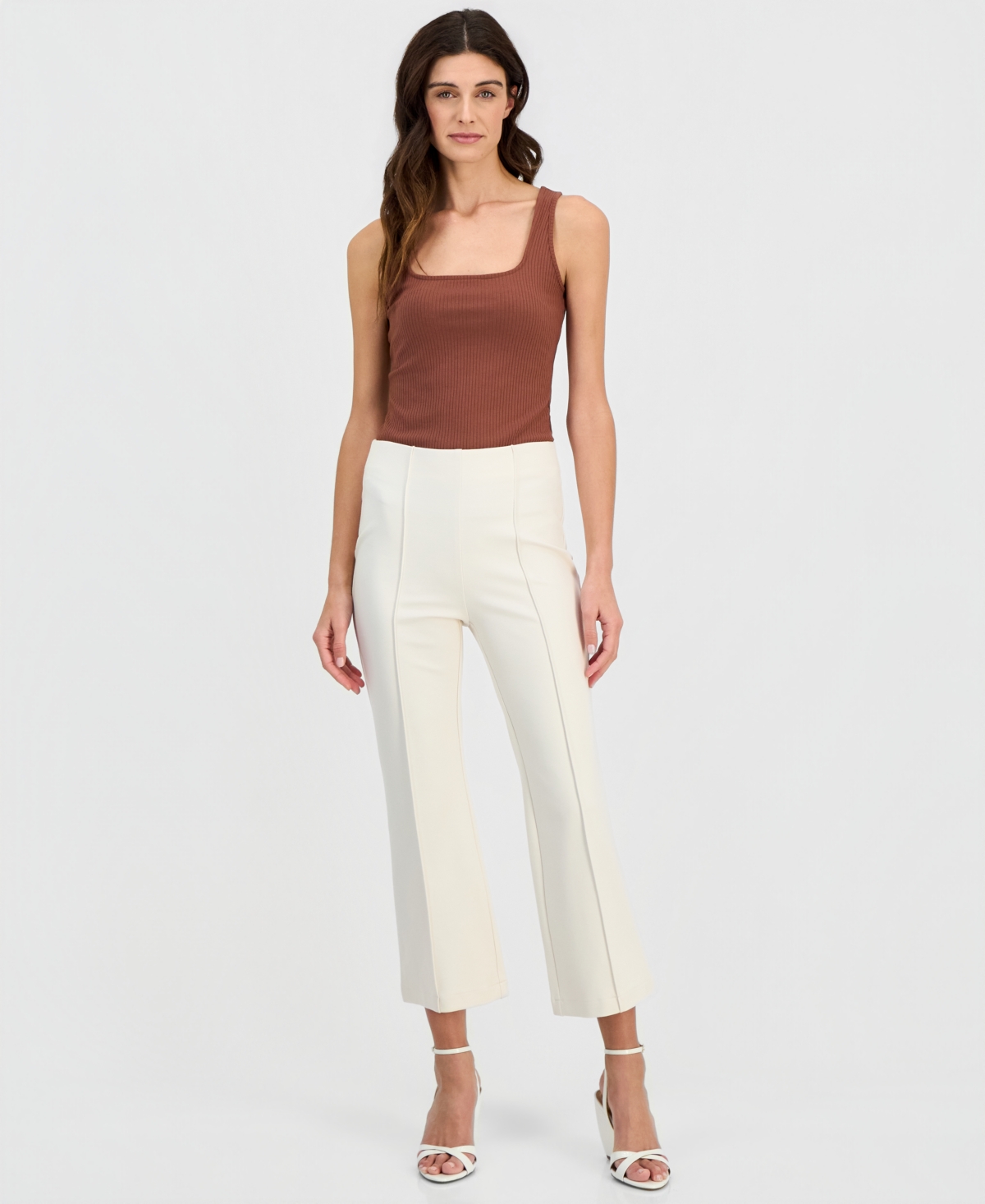 I.n.c. International Concepts Women's High-Rise Kick Flare Pants, Macy's Exclusive