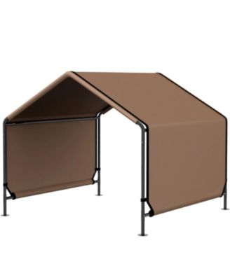  Dog Tent with Water Resistant for Outdoor Shade Protection in Brown