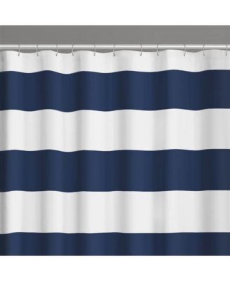 72 x 70 inch Polyester Striped Shower Curtain