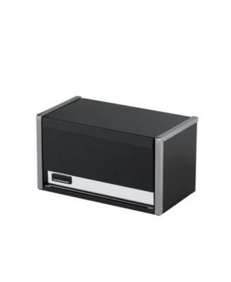 Metal Tool Box, 8.6", 3-Drawer Portable Tool Chest, EVA Liners, PP Feet, Ball-Bearing Slides, Black