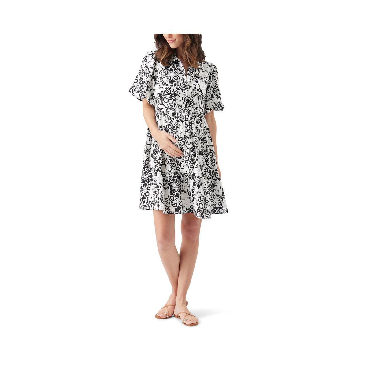 Ripe Maternity Nahla Linen Dress