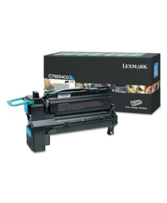 C792X4CG Return Program 17000 Page-Yield Toner - Cyan