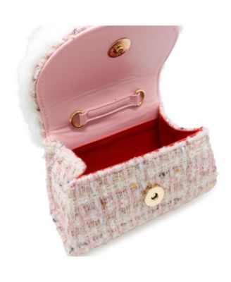 Girls Pearl Ribbon Handbag