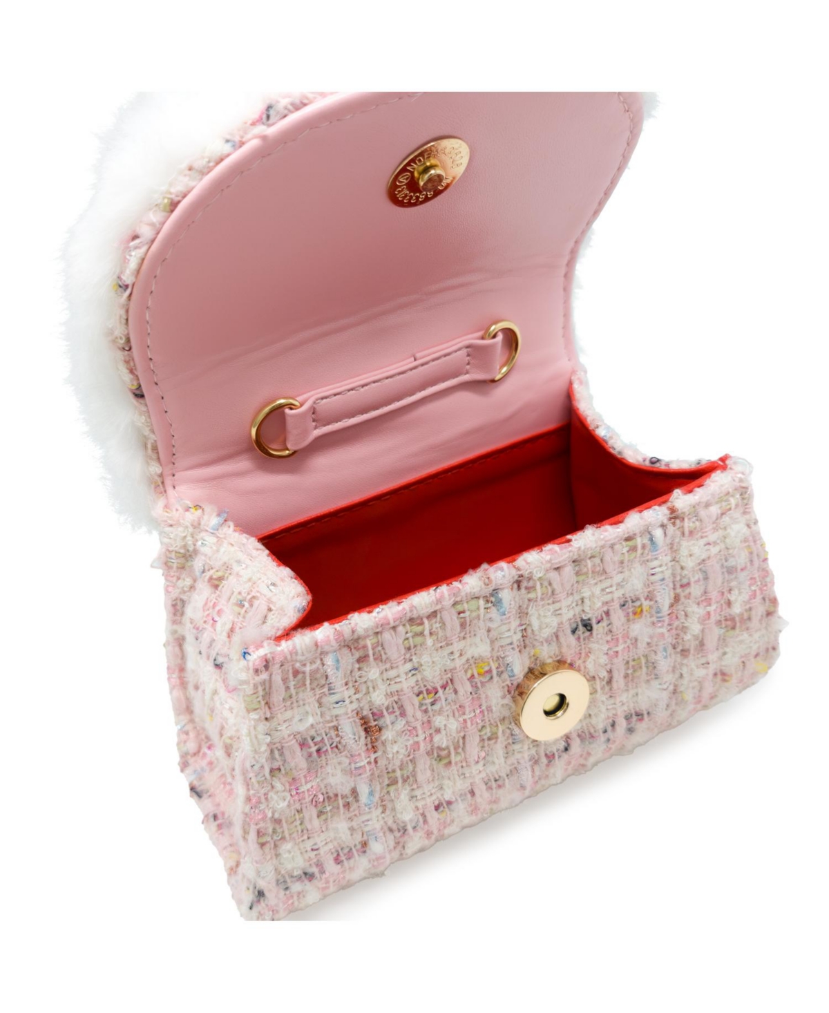 Puttisu Girls Pearl Ribbon Handbag
