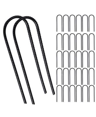 32 Pack Trampoline Stakes Ground Anchors 11" U Shaped Heavy Duty for Outdoor Camping Tent