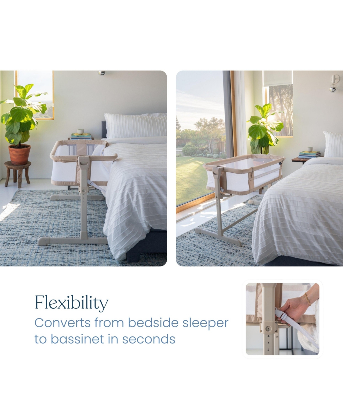 Halo Baby BassiNest 2-in-1 Bedside Sleeper