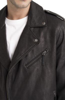 Women's Capri Leather Semi-Fitted Biker Jacket