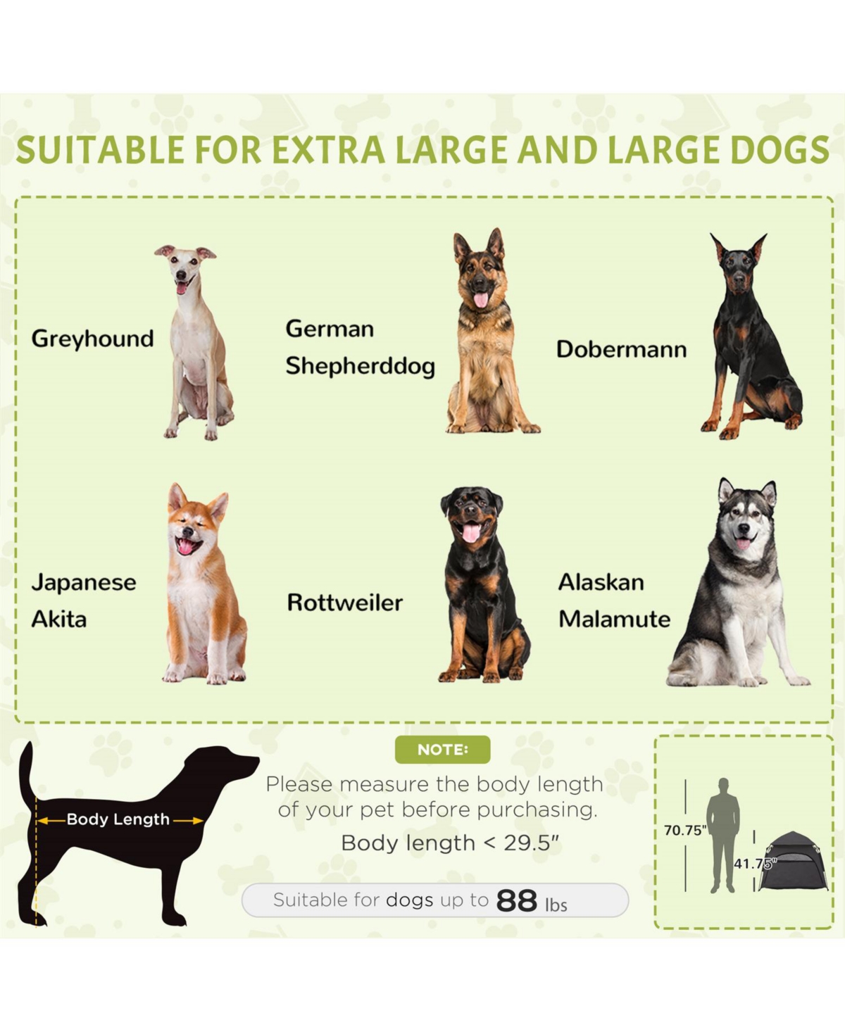 Aostirmotor Tent with Carry Bag, for Beach in Dark Gray