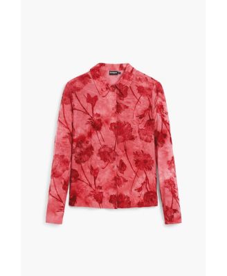 Women's Embroidered flower T-shirt