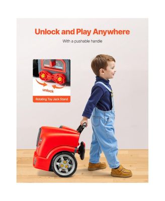 Kids Engine Toy with 60 Pieces and Removable Car Repair Parts